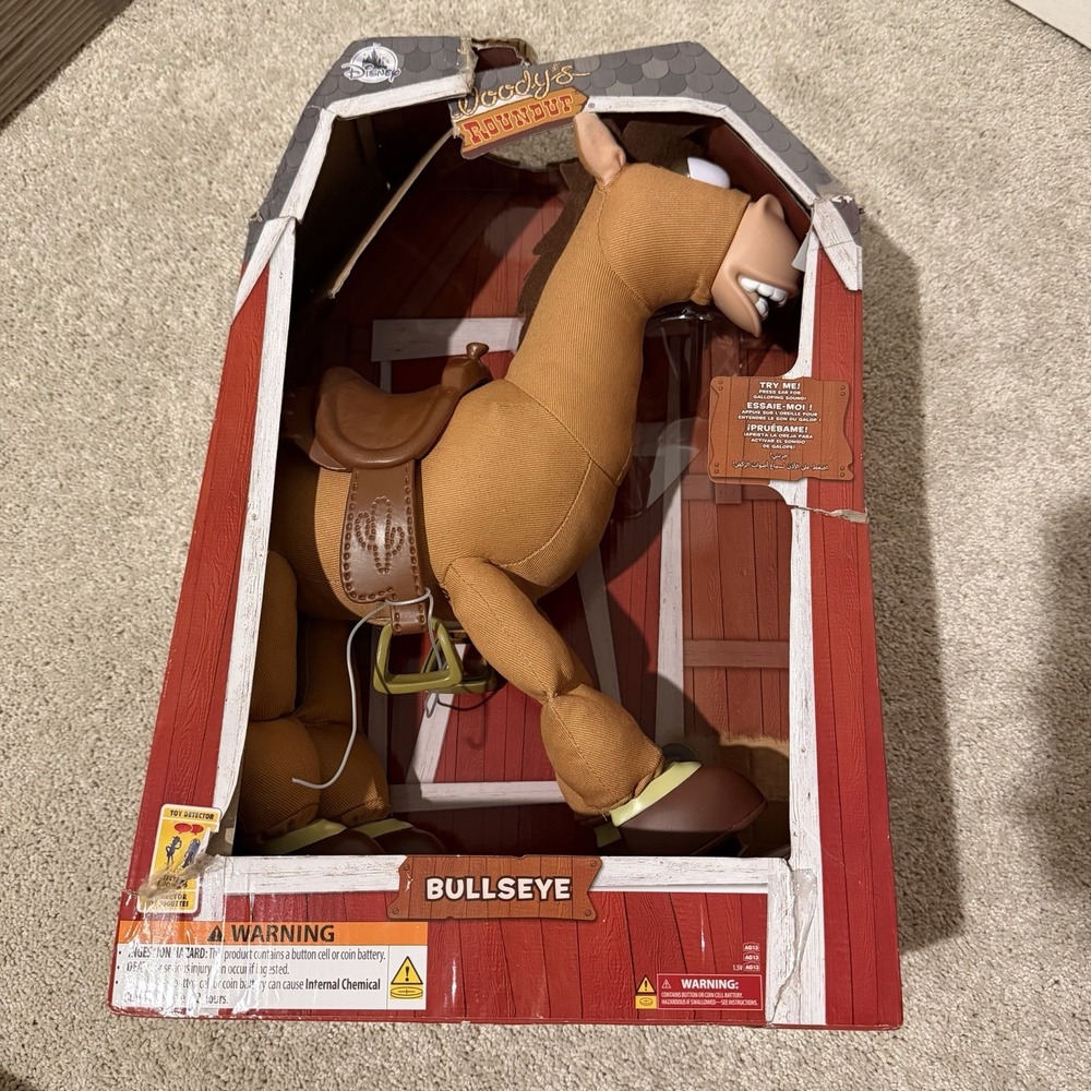 Disney Parks Toy Story Bullseye 18" Interactive Figure NEW - Open Box (NO SOUND)